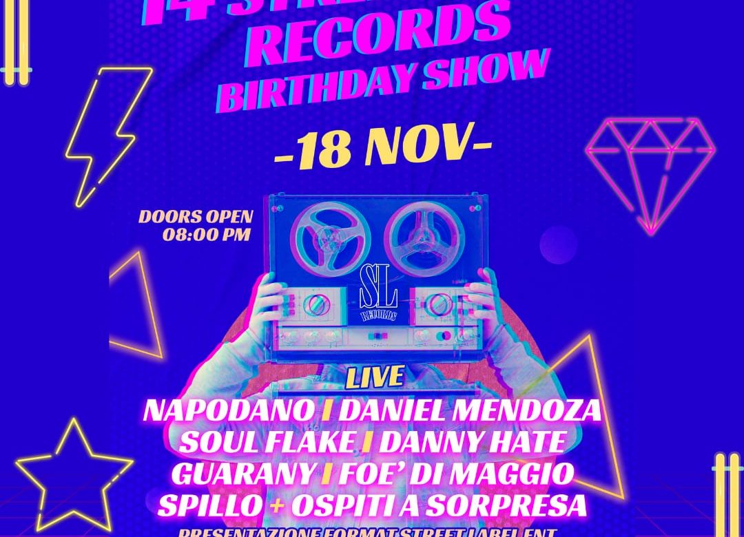 La Street Label Records festeggia allo Shelter Music Club di Roma i suoi 14 anni