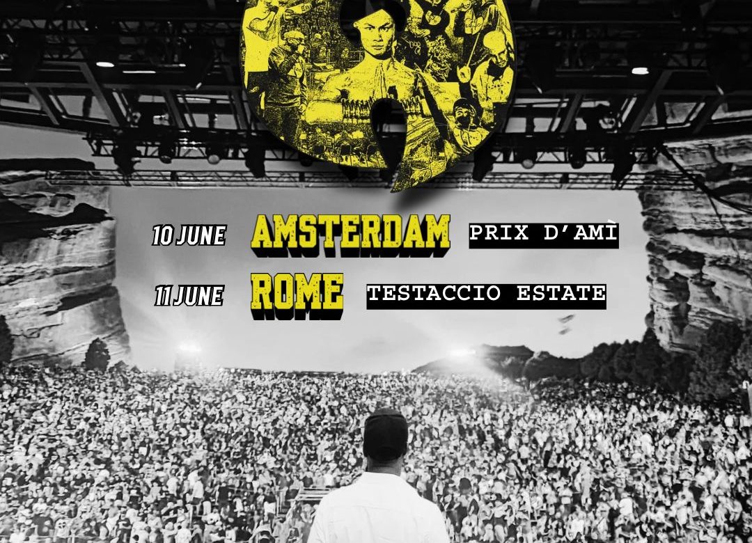 Amsterdam e Roma aprono il tour europeo di “A Wu-Tang Experience”